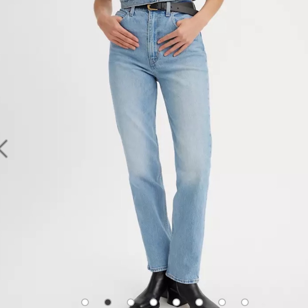Levi’s 70’s high slim straight jeans